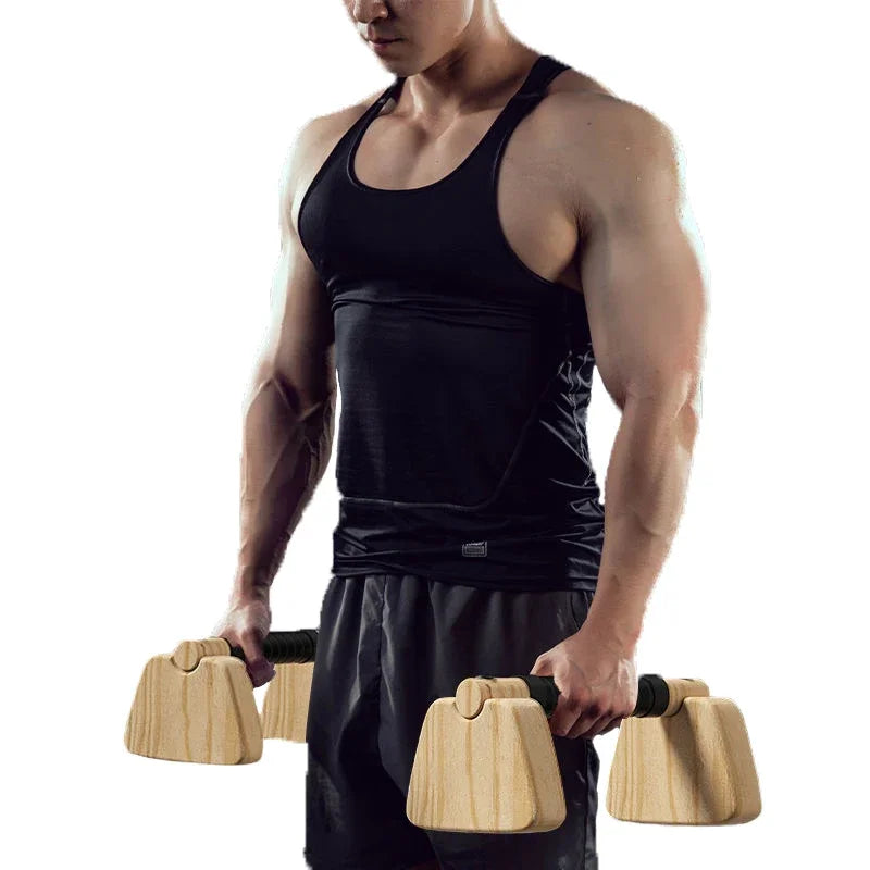 Push Up Bar Beech Wood