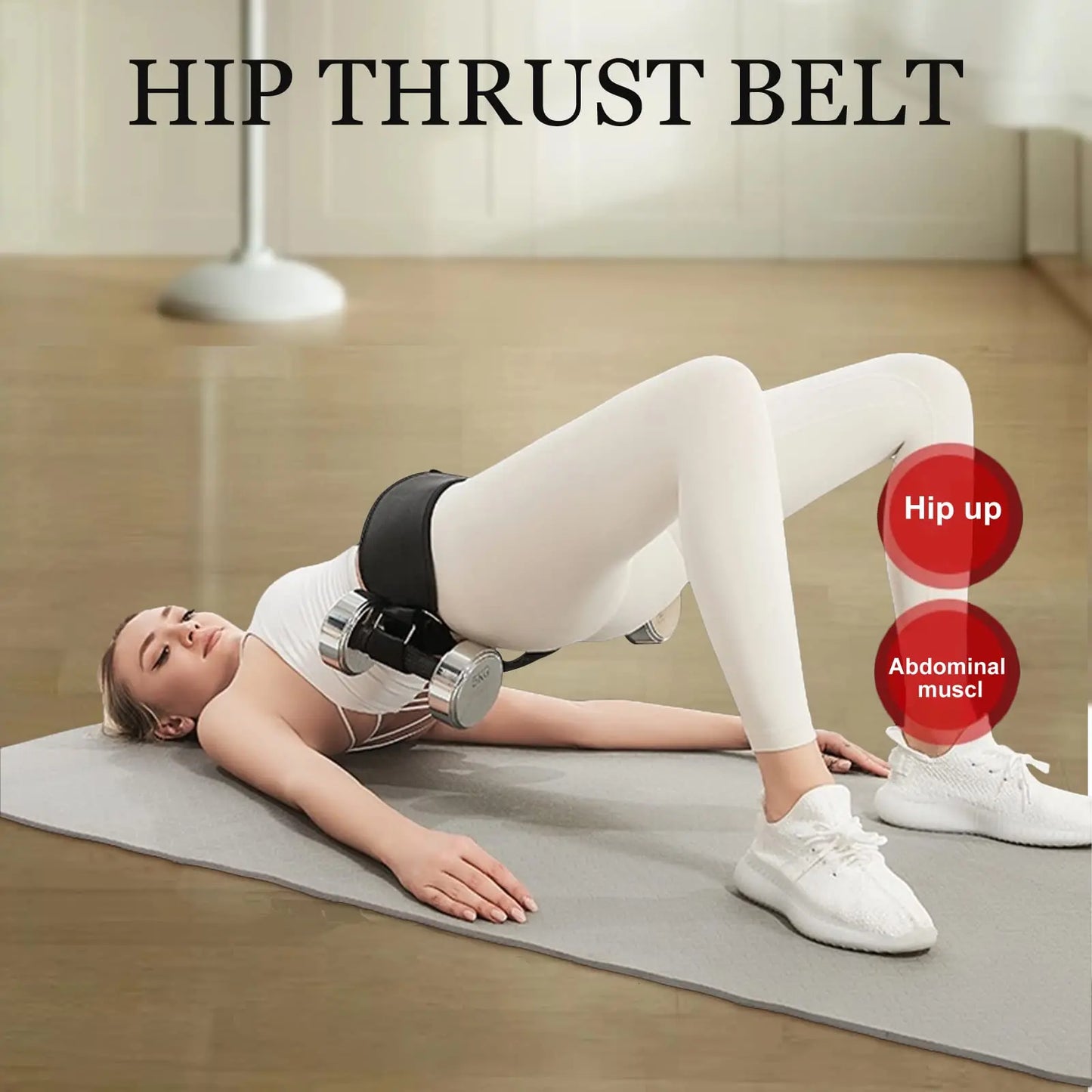 Workout Hip with Dumbbells