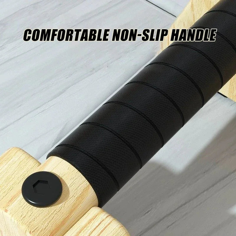 Push Up Bar Beech Wood