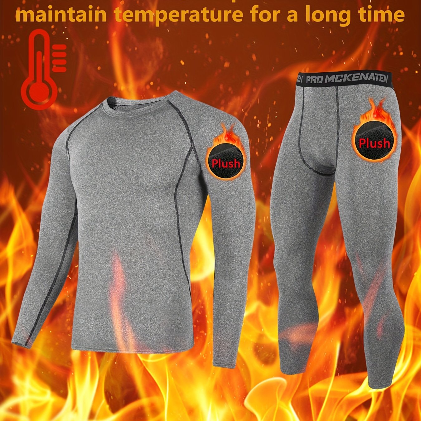 2pcs Men's Breathable Fleece