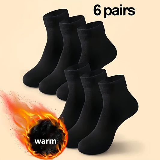 6 Pairs Unisex Sport Fleece Socks