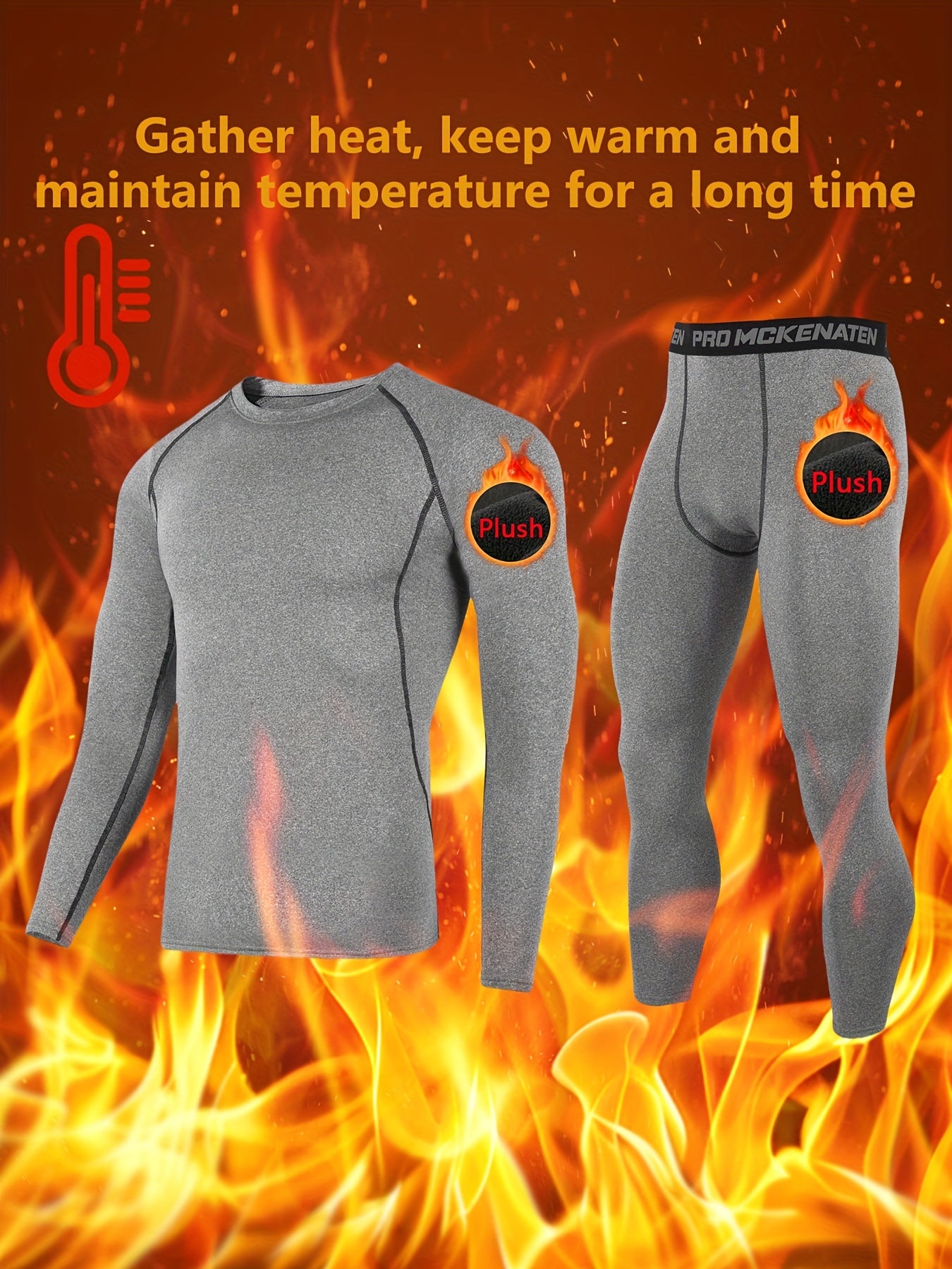 2pcs Men's Breathable Fleece