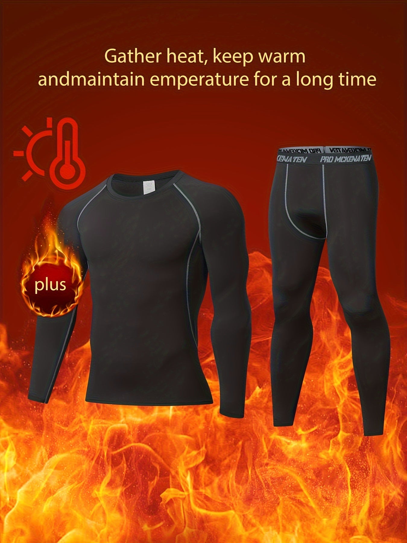 2pcs Men's Breathable Fleece