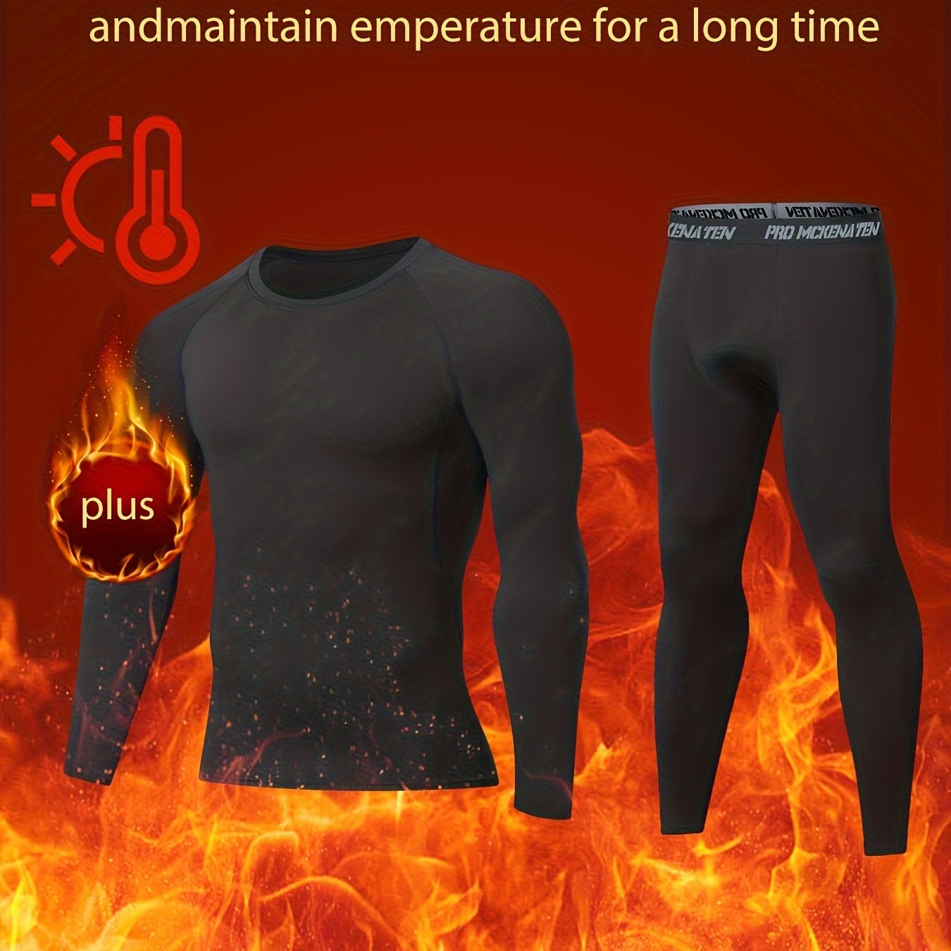 2pcs Men's Breathable Fleece