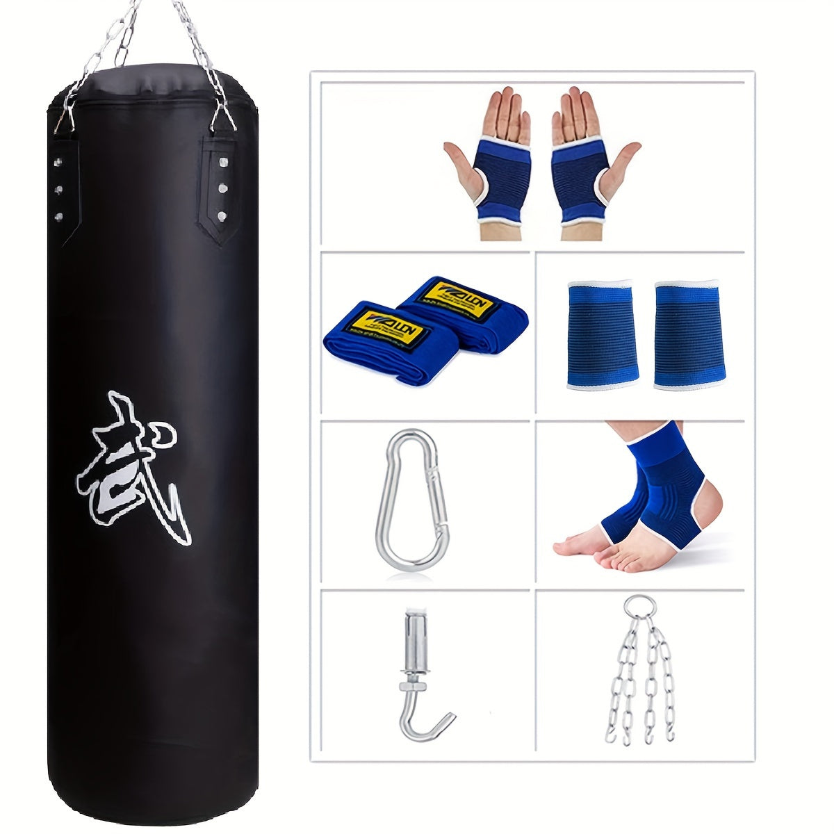 Set 60cm-150cm, 
With Boxing Gloves, Wrist/Ankle Pads