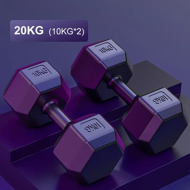 Hexagonal Dumbbell Fitness Weight