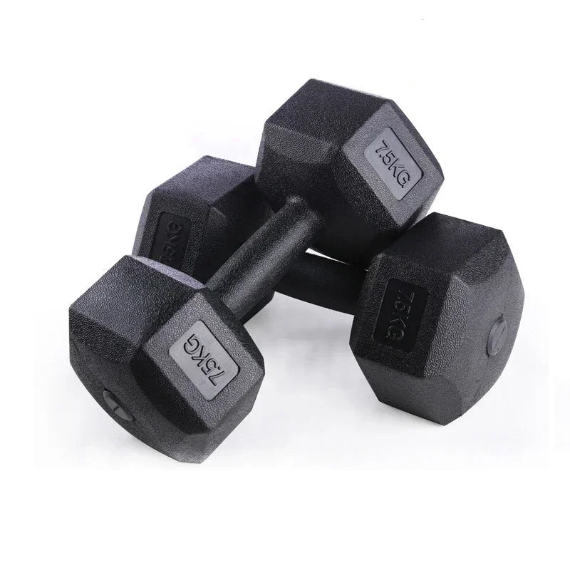 Hexagonal Dumbbell Fitness Weight