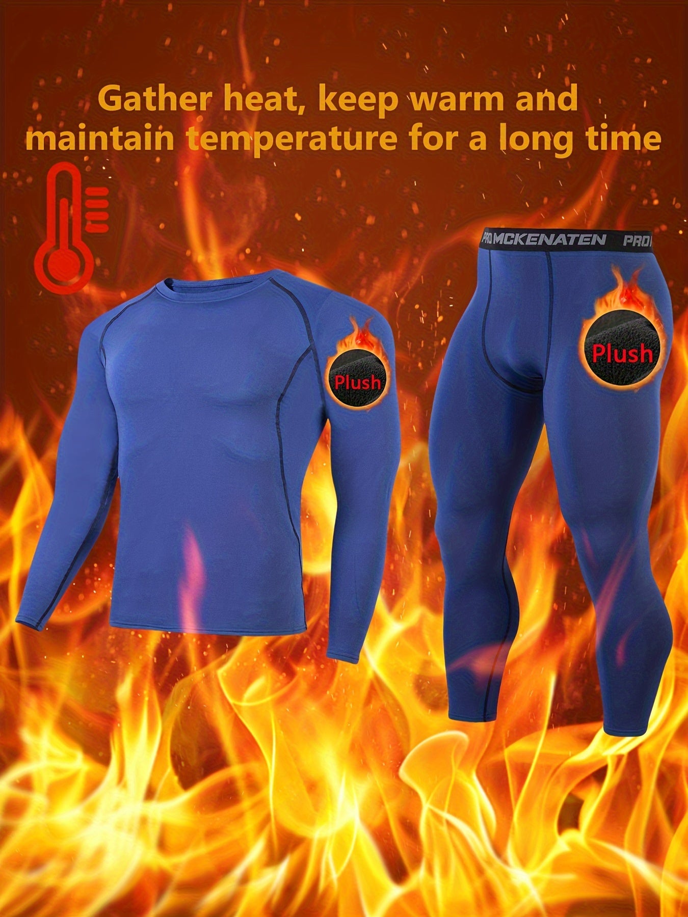 2pcs Men's Breathable Fleece