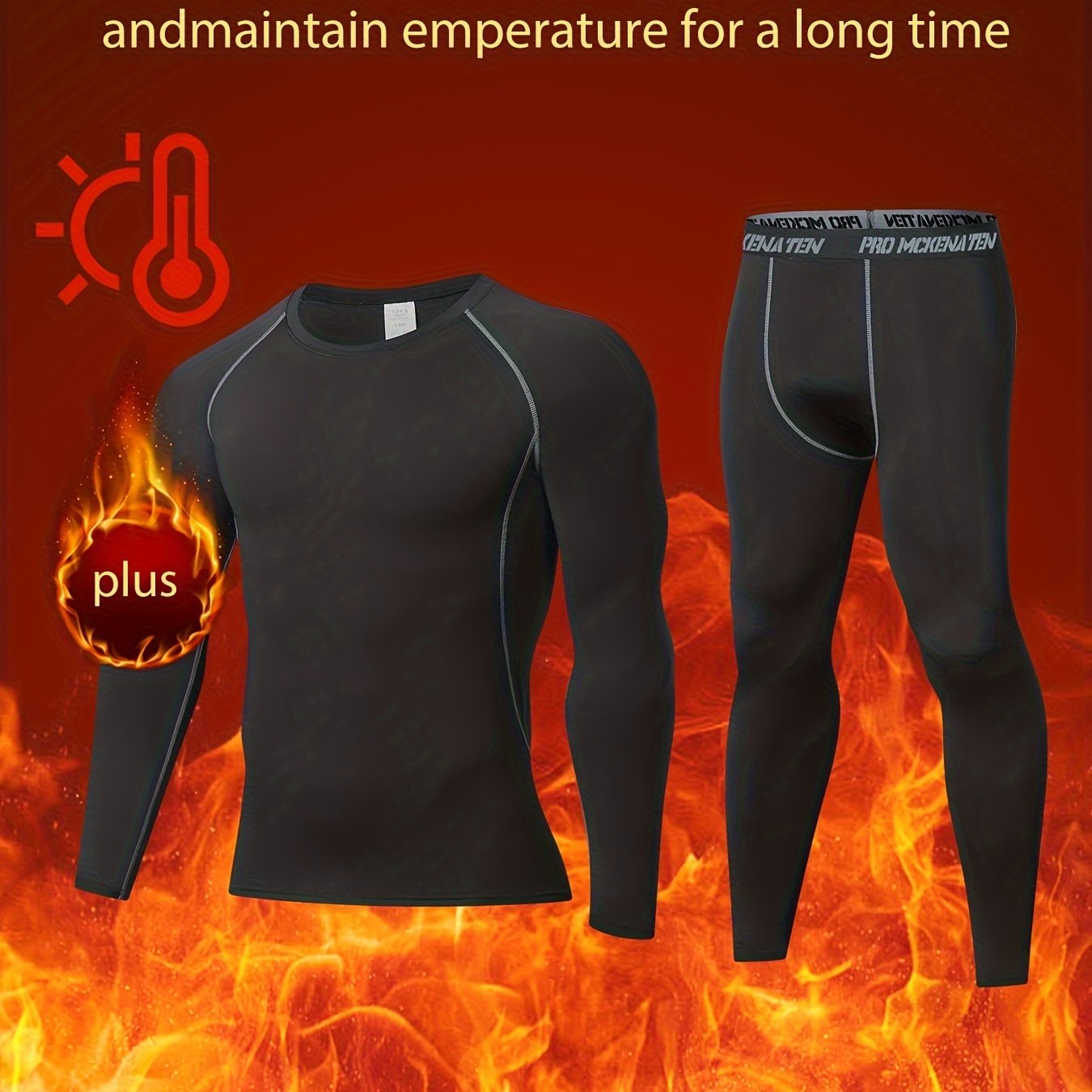 2pcs Men's Breathable Fleece